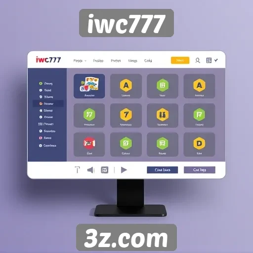 Interface do usuário do iwc777 é amigável e intuitiva